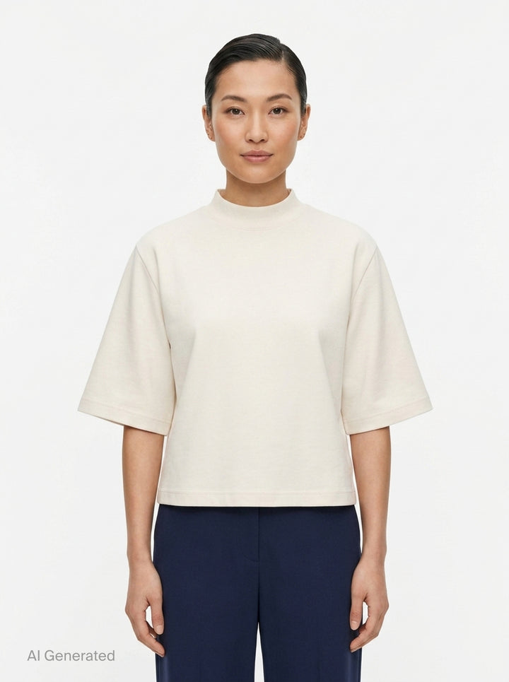Irene Mock Neck Top | Club21 Collection | Club21 - front