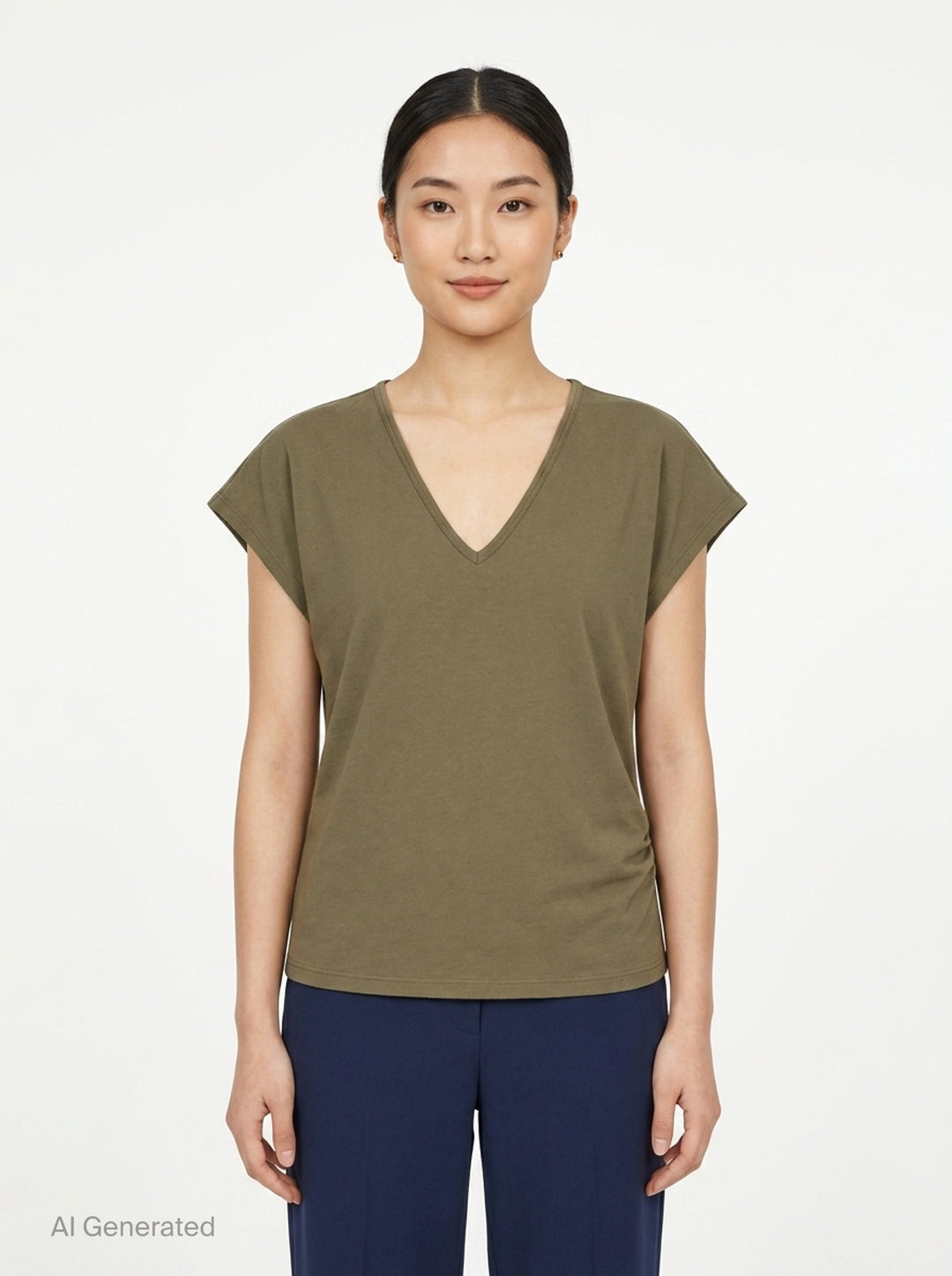 Leonie Cotton Spandex Jersey Top | Club21 Collection | Club21 - front
