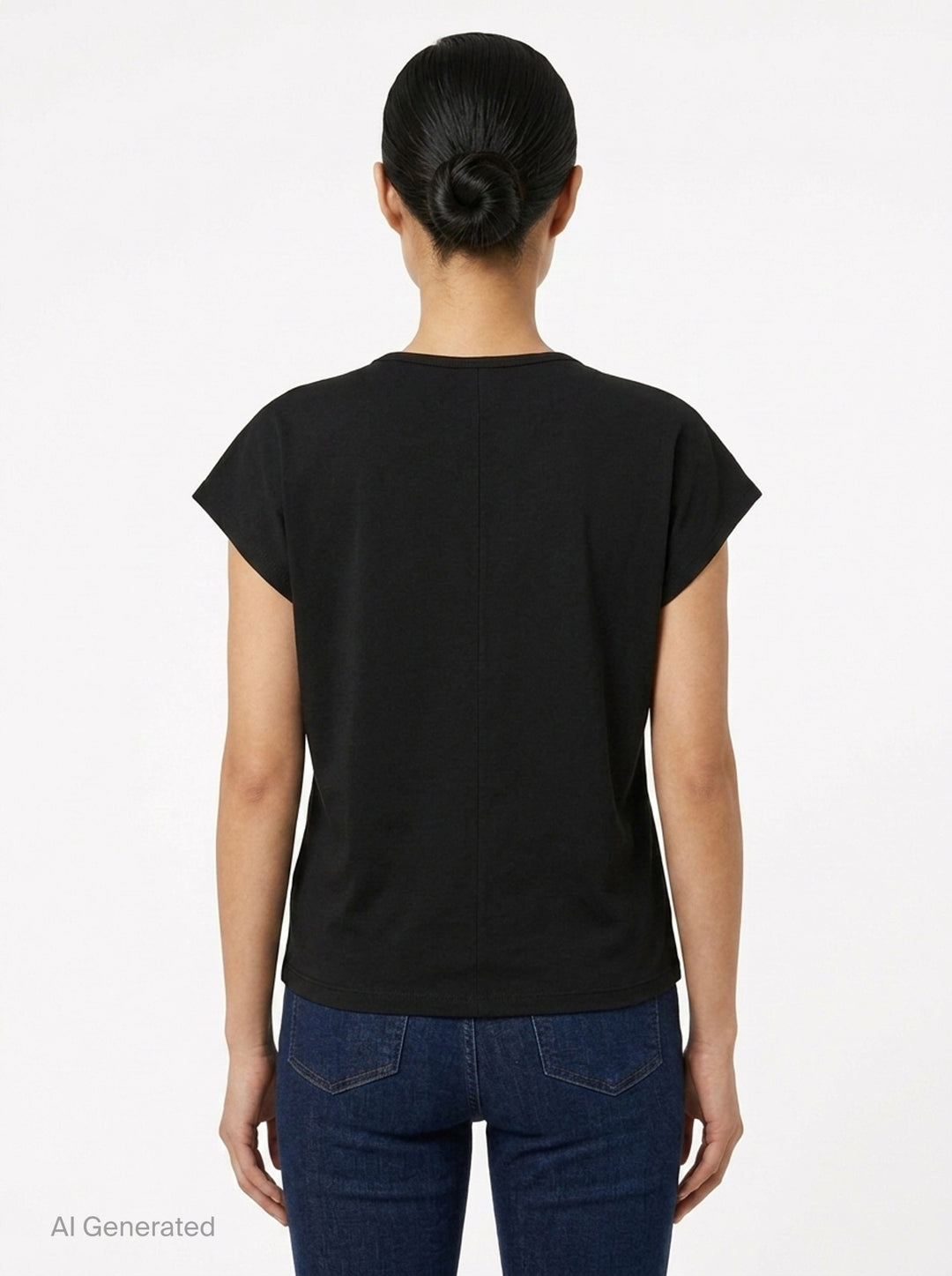 Leonie Cotton Spandex Jersey Top | Club21 Collection | Club21 - back