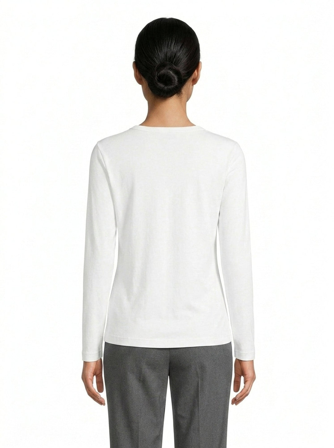 Long Sleeve Henley Knit Top | Club21 Collection | Club21 - back
