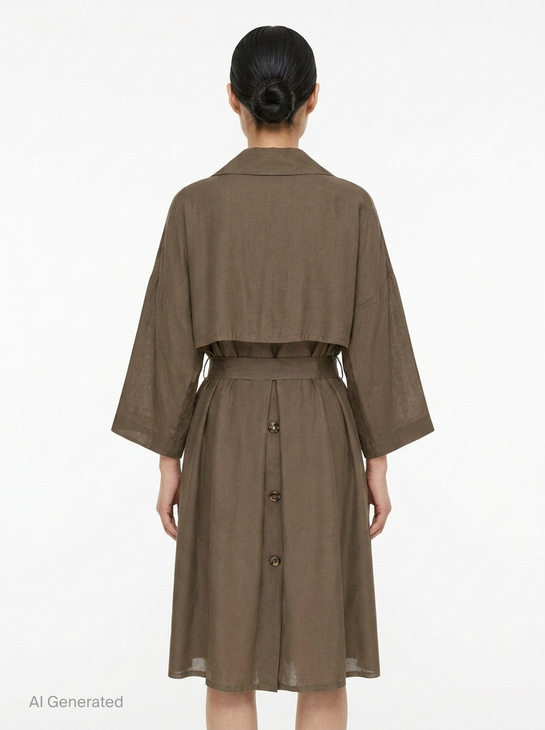 Margaux Habutai Silk Cupro Coat | Club21 Collection | Club21 - back