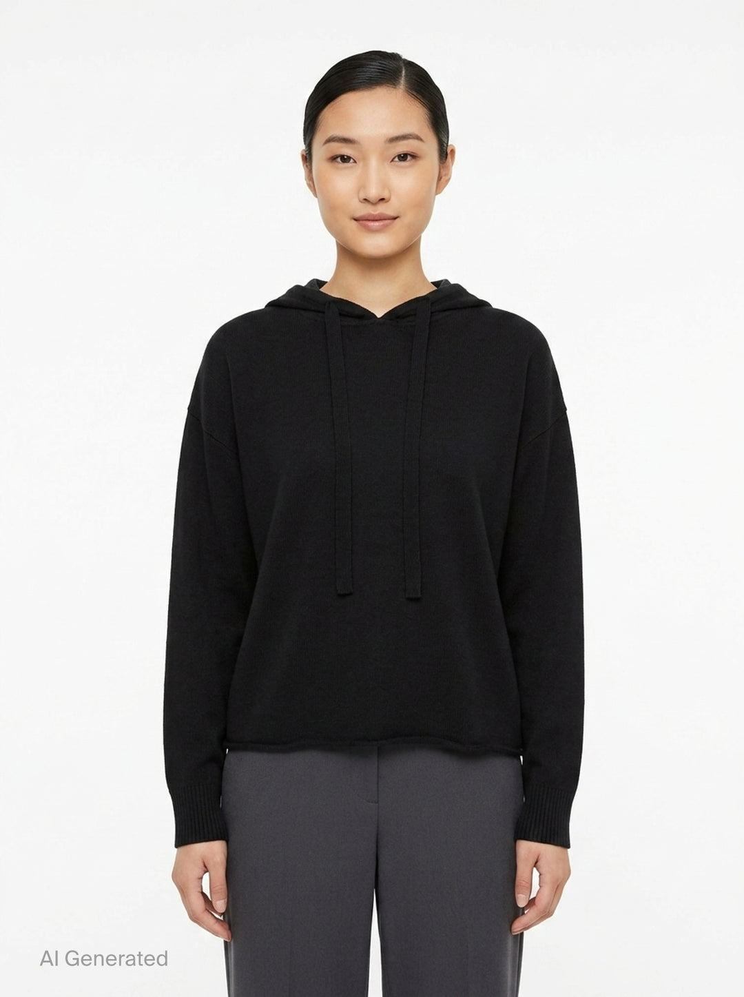 Mid Weight Knit Hoodie | Club21 Collection | Club21 - front