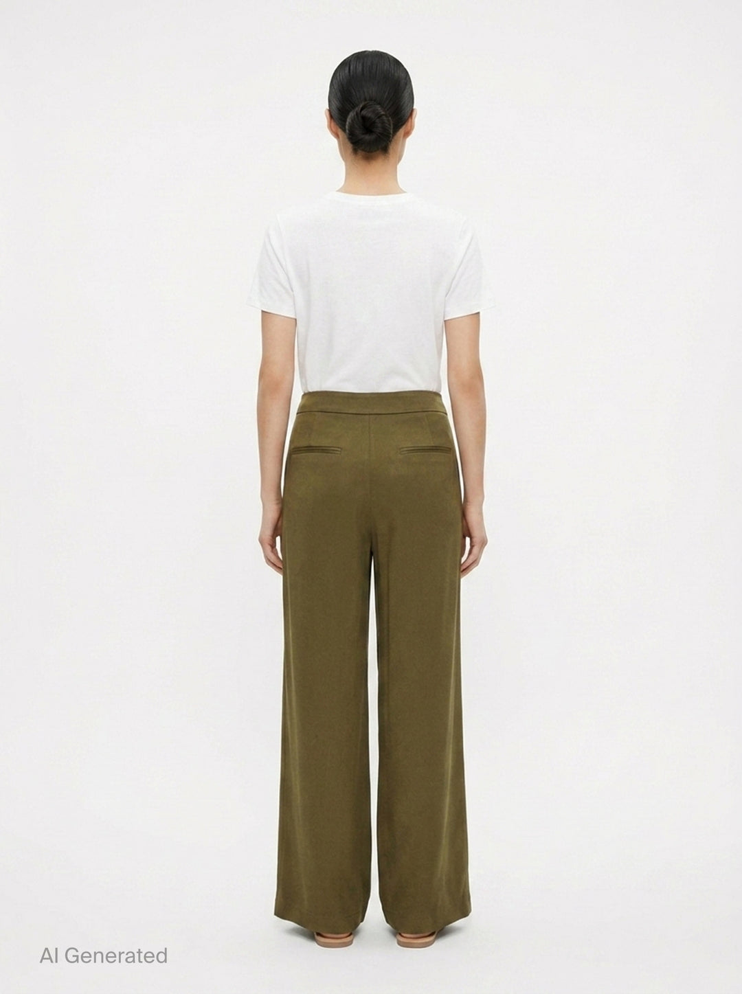 Quinn Crepe Acetate Wide Pants | Club21 Collection | Club21 - back