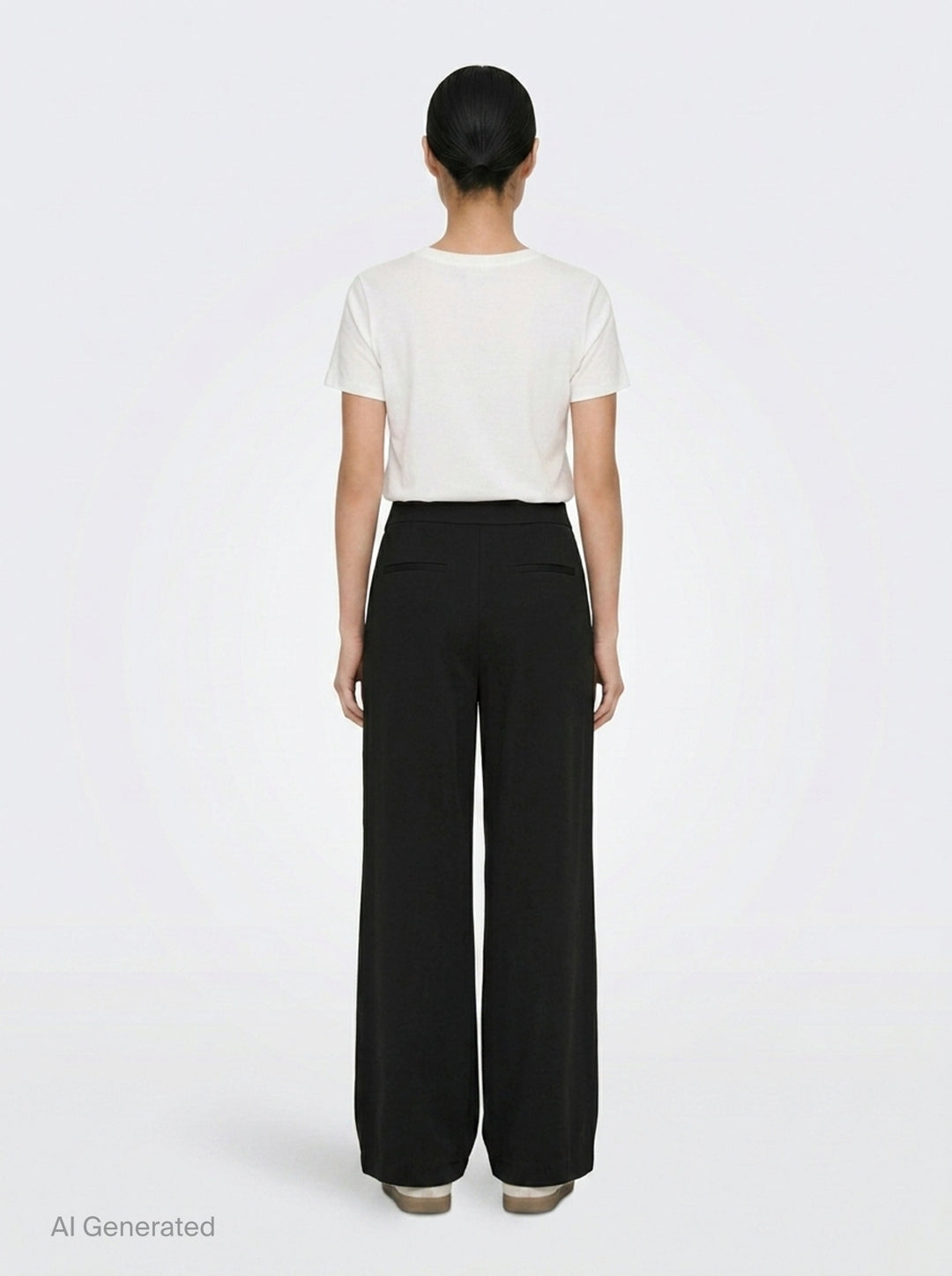 Quinn Crepe Acetate Wide Pants | Club21 Collection | Club21 - back