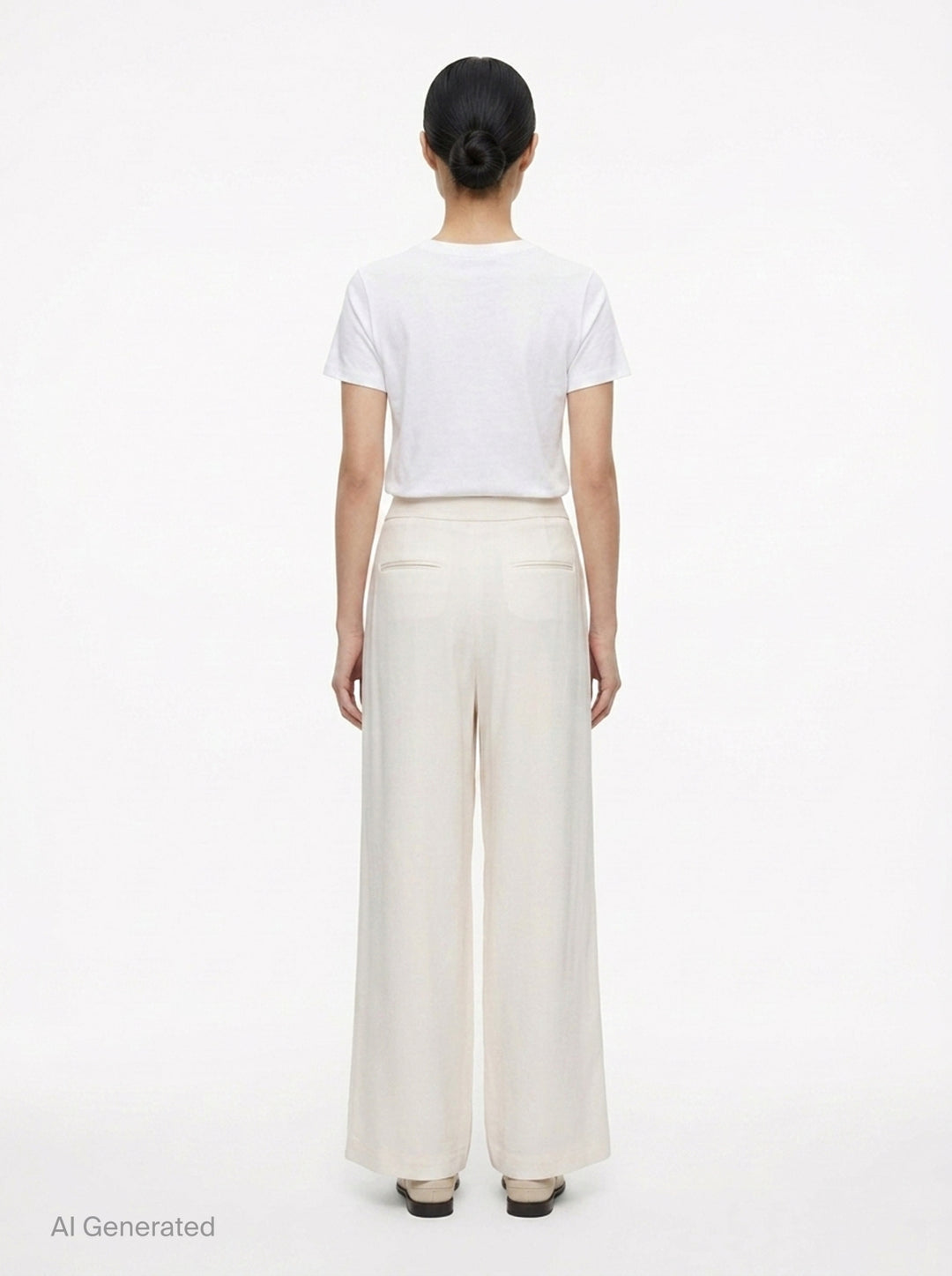 Quinn Crepe Acetate Wide Pants | Club21 Collection | Club21 - back