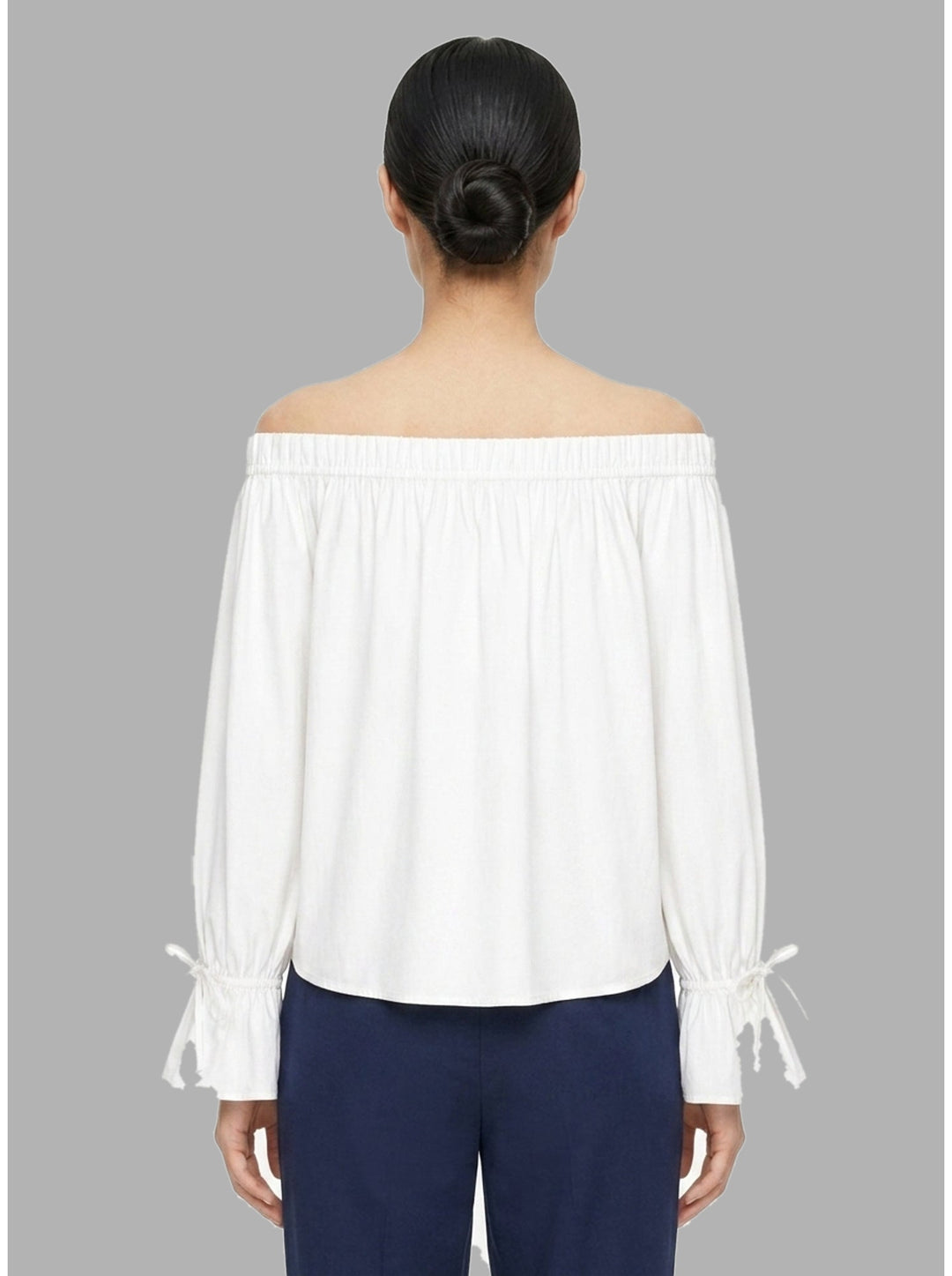 Structure Cotton Off-Shoulder Top | Club21 Collection | Club21 - back