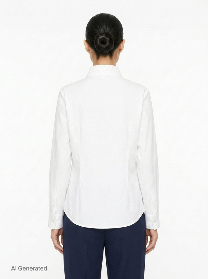 Violette Silk Cotton Woven Top | Club21 Collection | Club21 - back