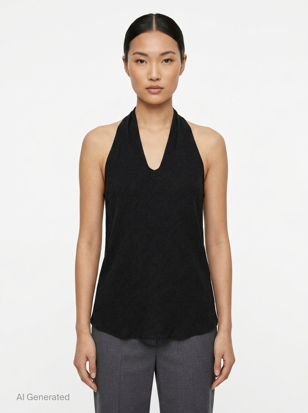 Winkle Silk Mix Halter Top | Club21 Collection | Club21 - front