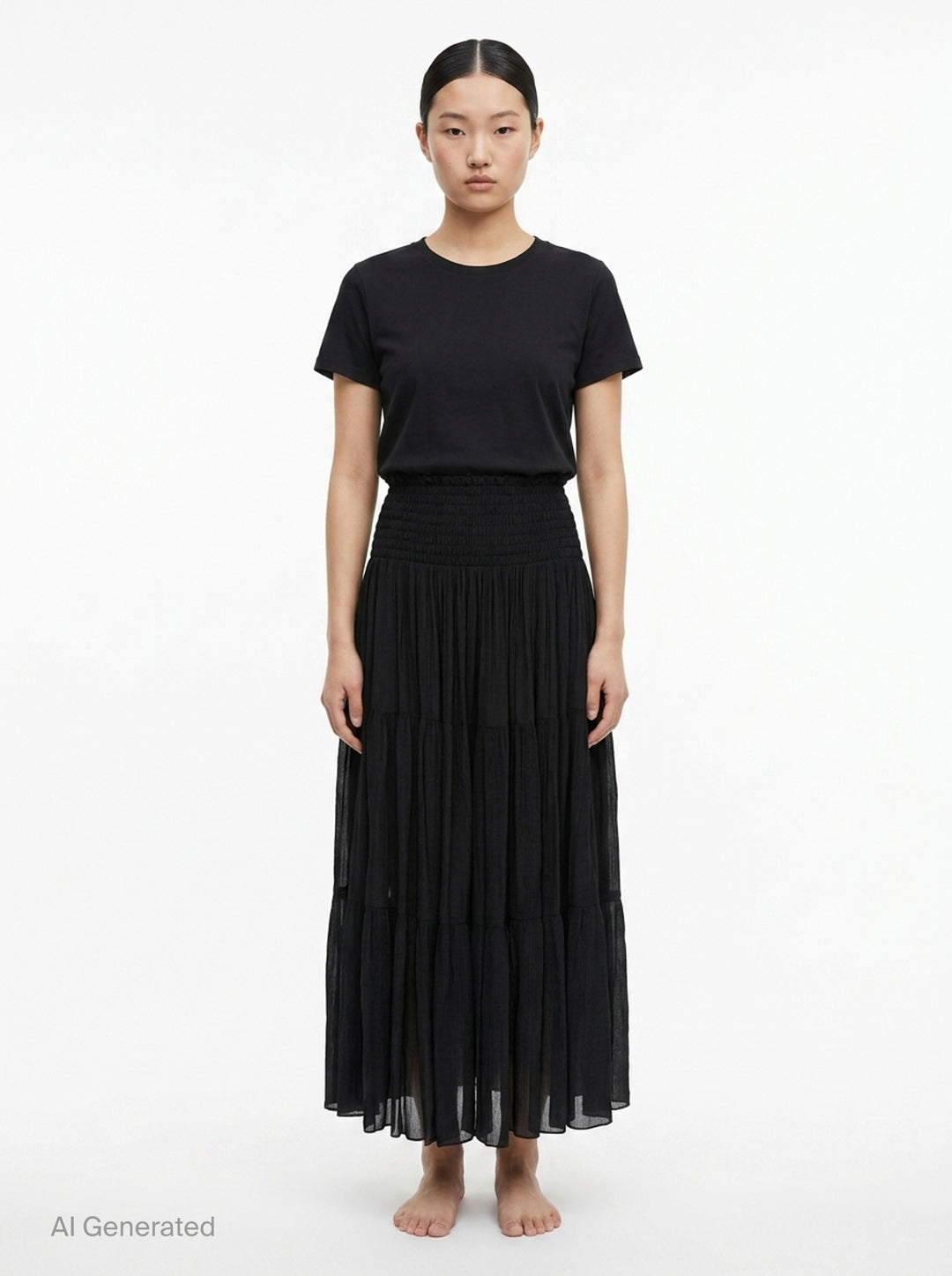Winkle Silk Mix Maxi Skirt | Club21 Collection | Club21 - front