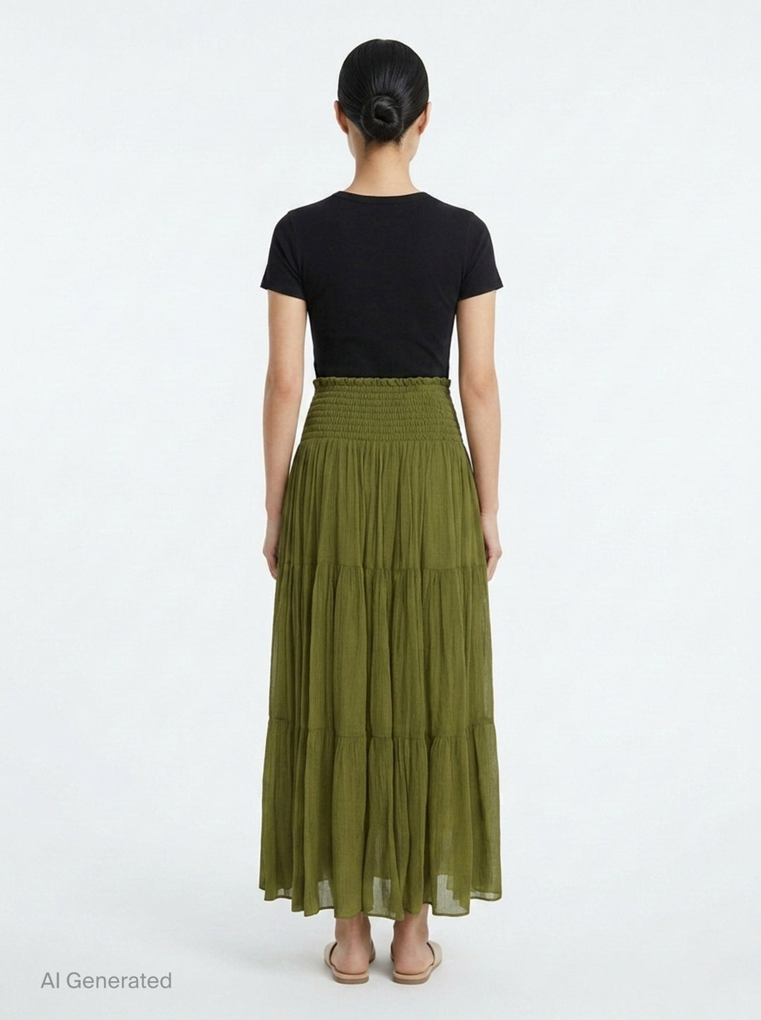 Winkle Silk Mix Maxi Skirt | Club21 Collection | Club21 - back