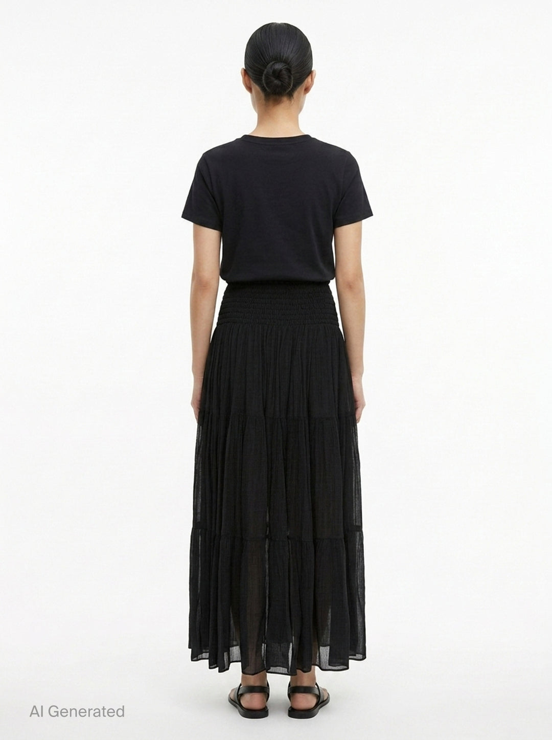 Winkle Silk Mix Maxi Skirt | Club21 Collection | Club21 - back
