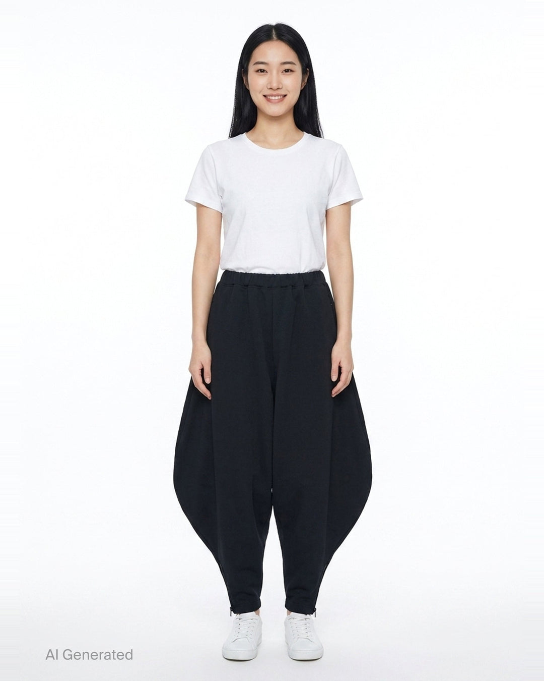 Jersey Balloon Pants | Comme des Garçons Black | Club21 - front