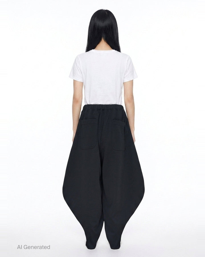 Jersey Balloon Pants | Comme des Garçons Black | Club21 - back