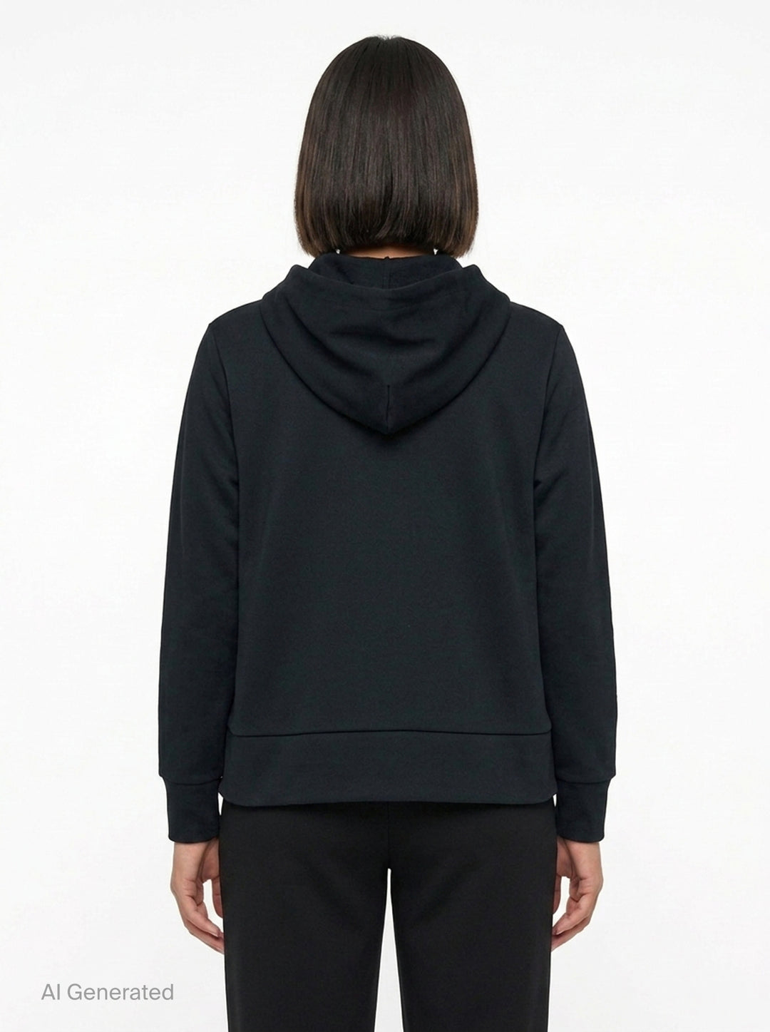 Polyester Jersey Zip Hoodie | Comme des Garçons BLACK | Club21 - back