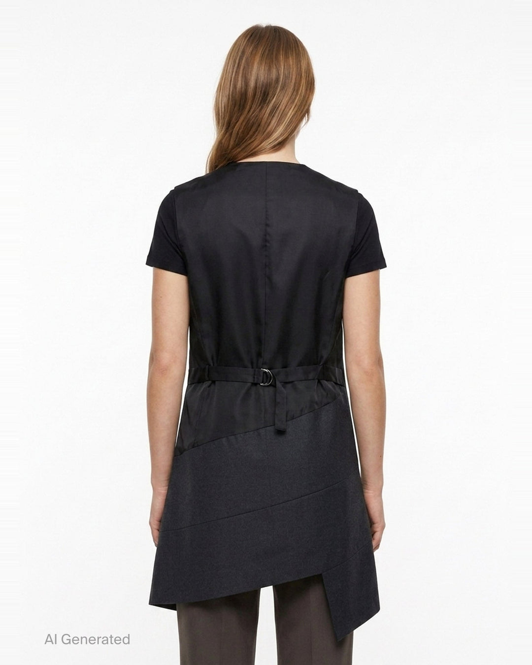 Asymmetric Longline Button Vest | Comme des Garçons Comme des Garçons | Club21 - back