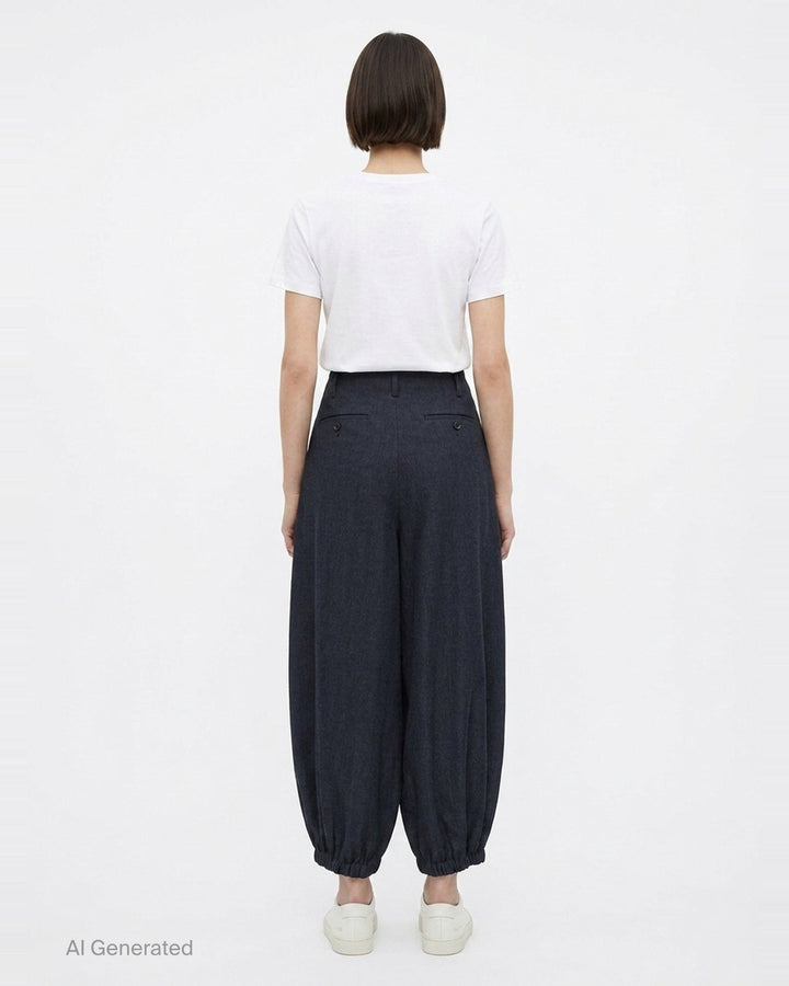 Barrel Silhouette Pants | Comme des Garçons Comme des Garçons | Club21 - back