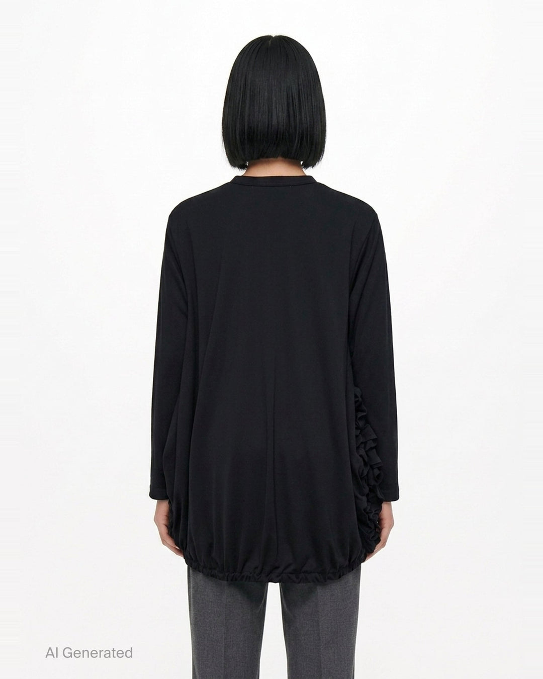 Draped Gathered Layer Top | Comme des Garçons | Club21 - back