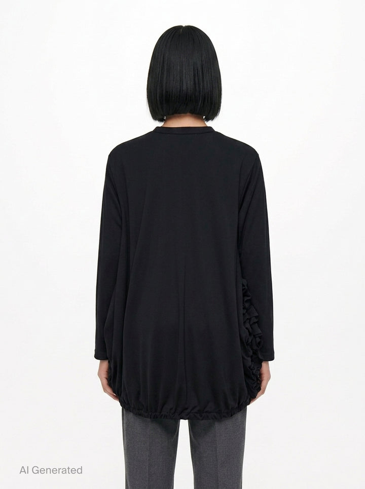 Draped Gathered Layer Top | Comme des Garçons | Club21 - back