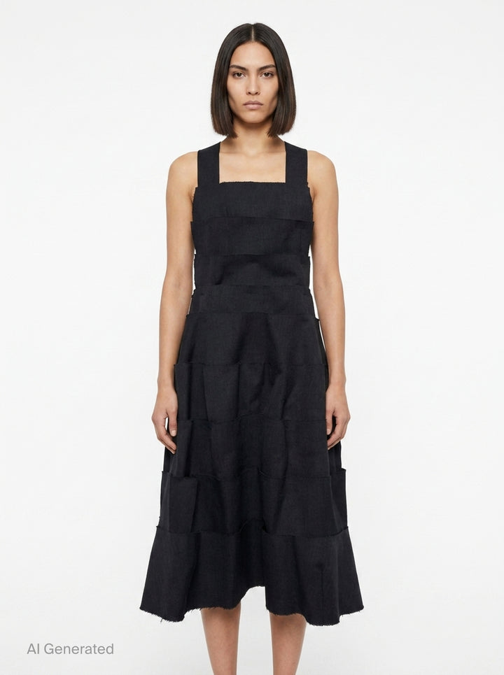 Layered Crossback Pinafore | Comme des Garçons Comme des Garçons | Club21 - front