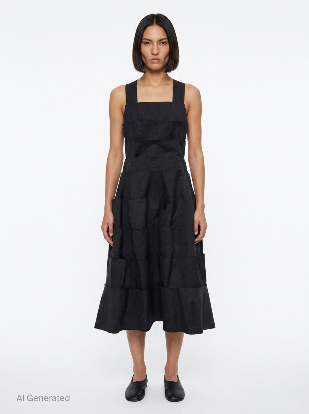 Layered Crossback Pinafore | Comme des Garçons Comme des Garçons | Club21 - front