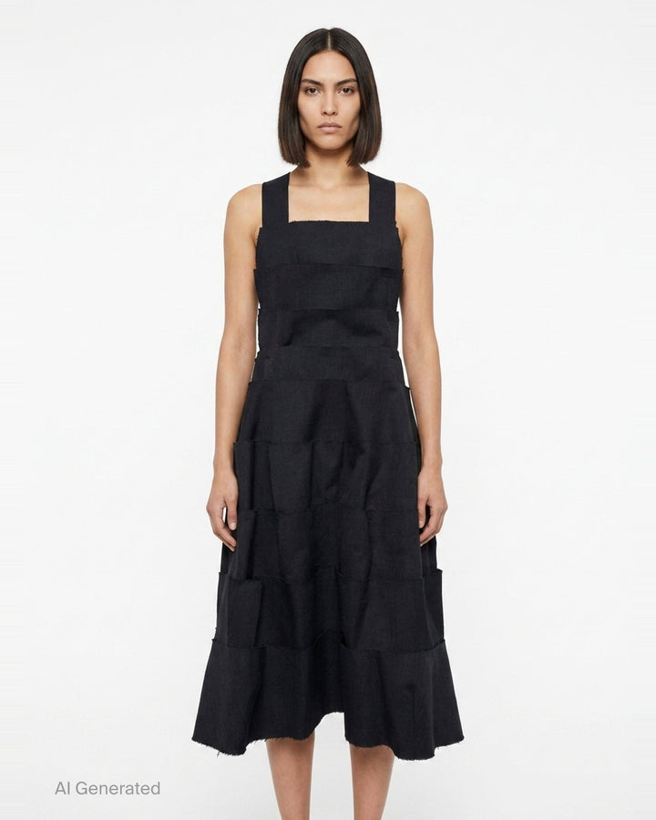 Layered Crossback Pinafore | Comme des Garçons Comme des Garçons | Club21 - front