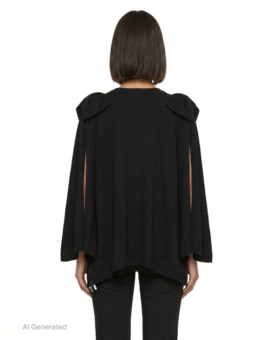 Oversized Exaggerated Sleeve Knit Top | Comme des Garçons Comme des Garçons | Club21 - back
