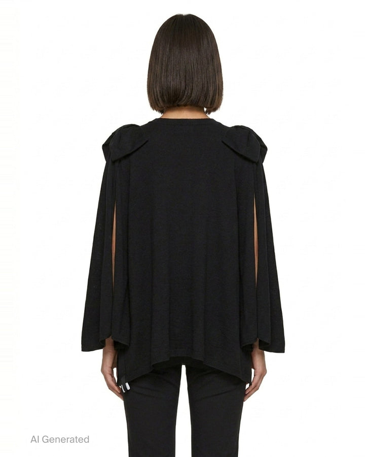 Oversized Exaggerated Sleeve Knit Top | Comme des Garçons Comme des Garçons | Club21 - back