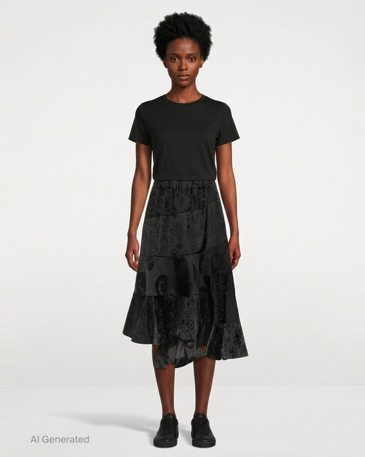 Polka Dot Midi Skirt | Comme des Garçons Girl | Club21 - front