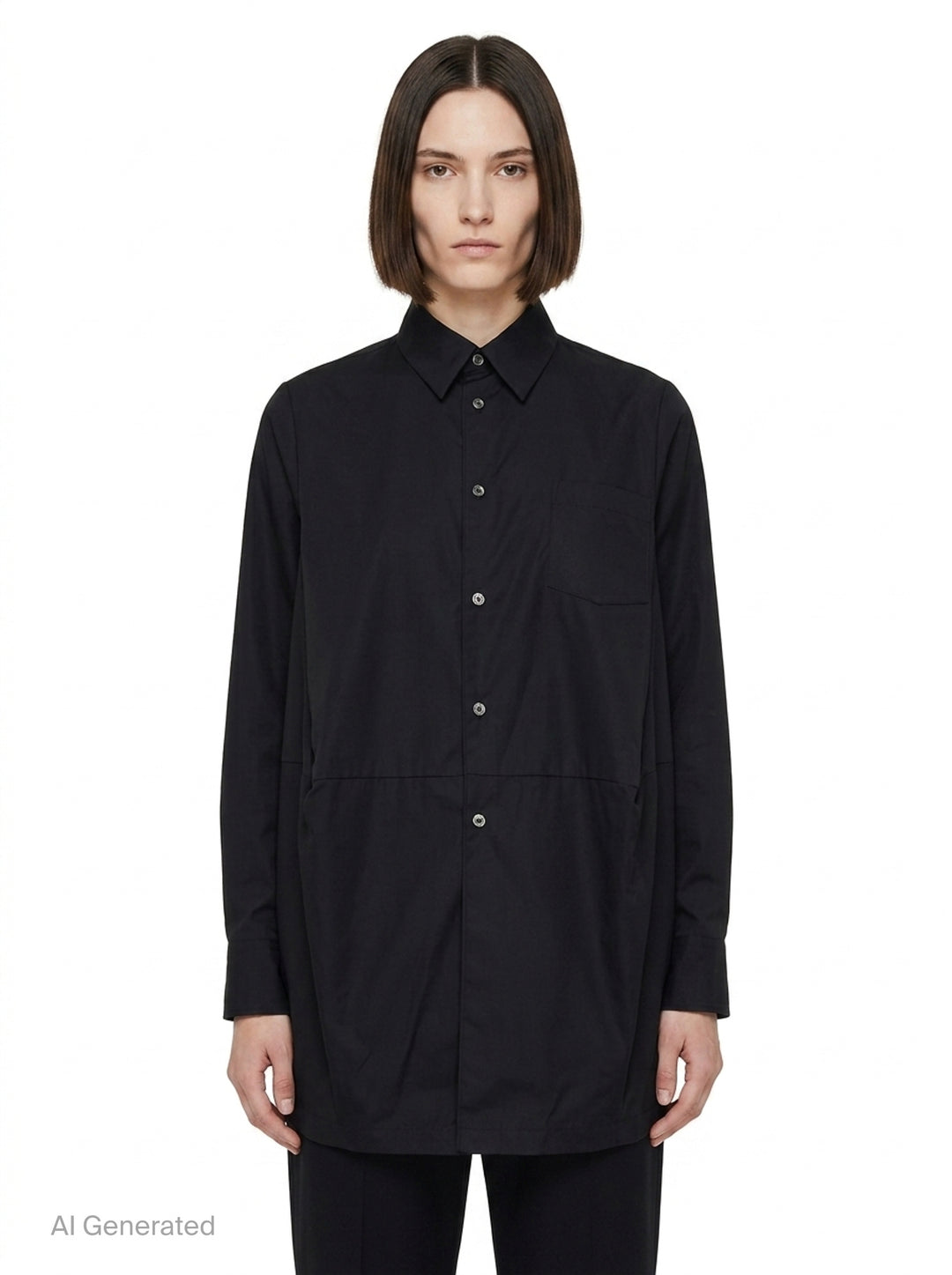 Satin Blouse With Bows | Comme des Garçons Girl | Club21 - front