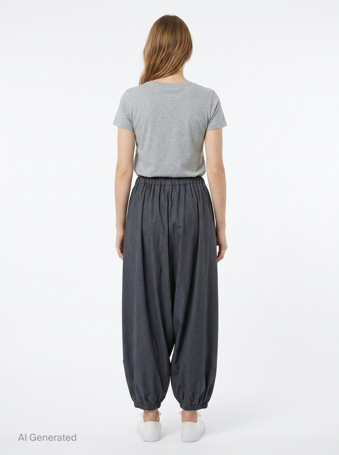 Wide-Leg Relaxed Pants | Comme des Garçons Girl | Club21 - back