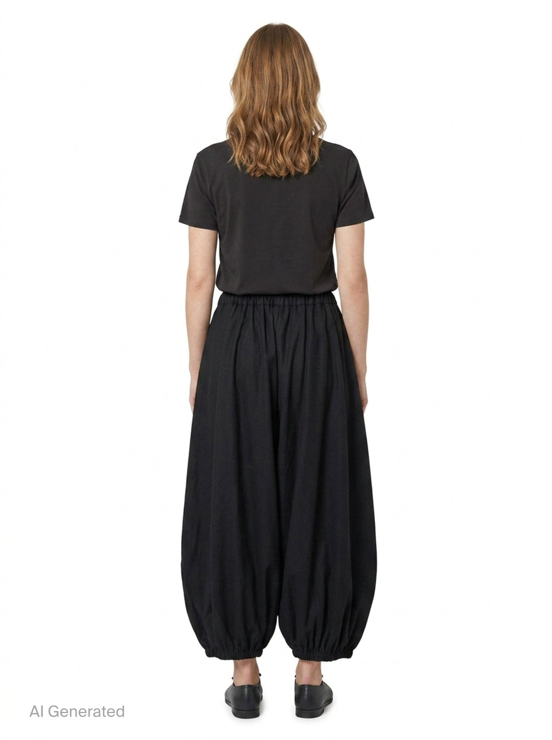 Wide-Leg Relaxed Pants | Comme des Garçons Girl | Club21 - back