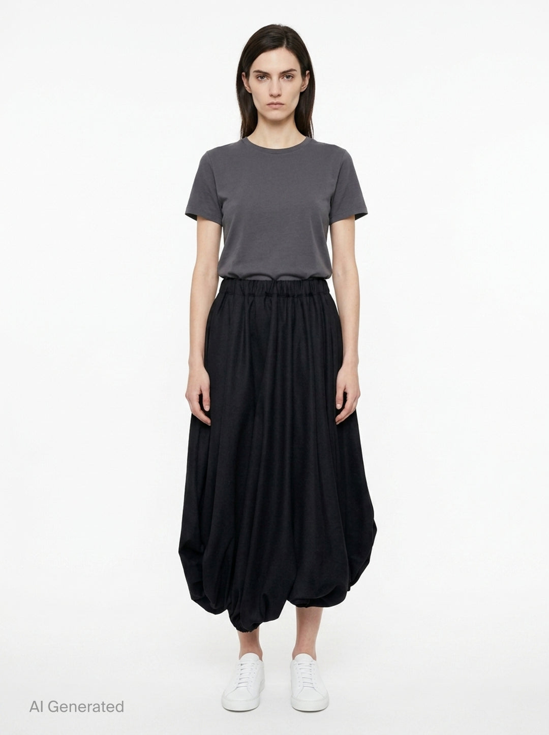 Wide-Leg Relaxed Pants | Comme des Garçons Girl | Club21 - front