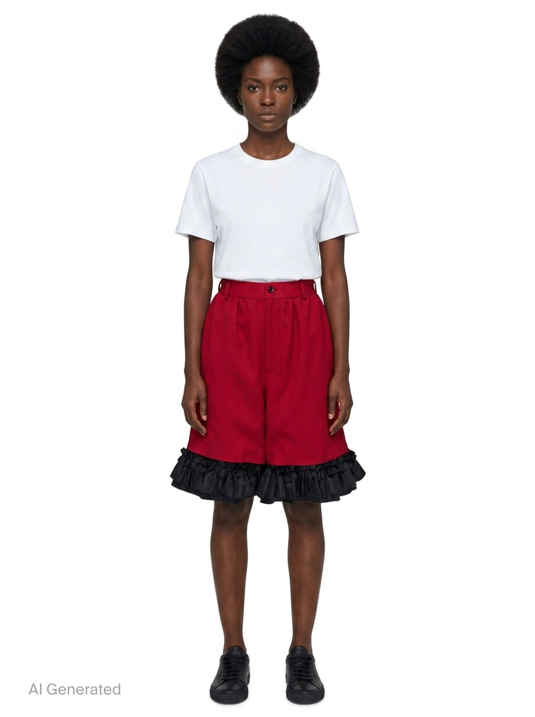 Elastic Waist Wide Leg Pants | Comme des Garçons | Club21 - front