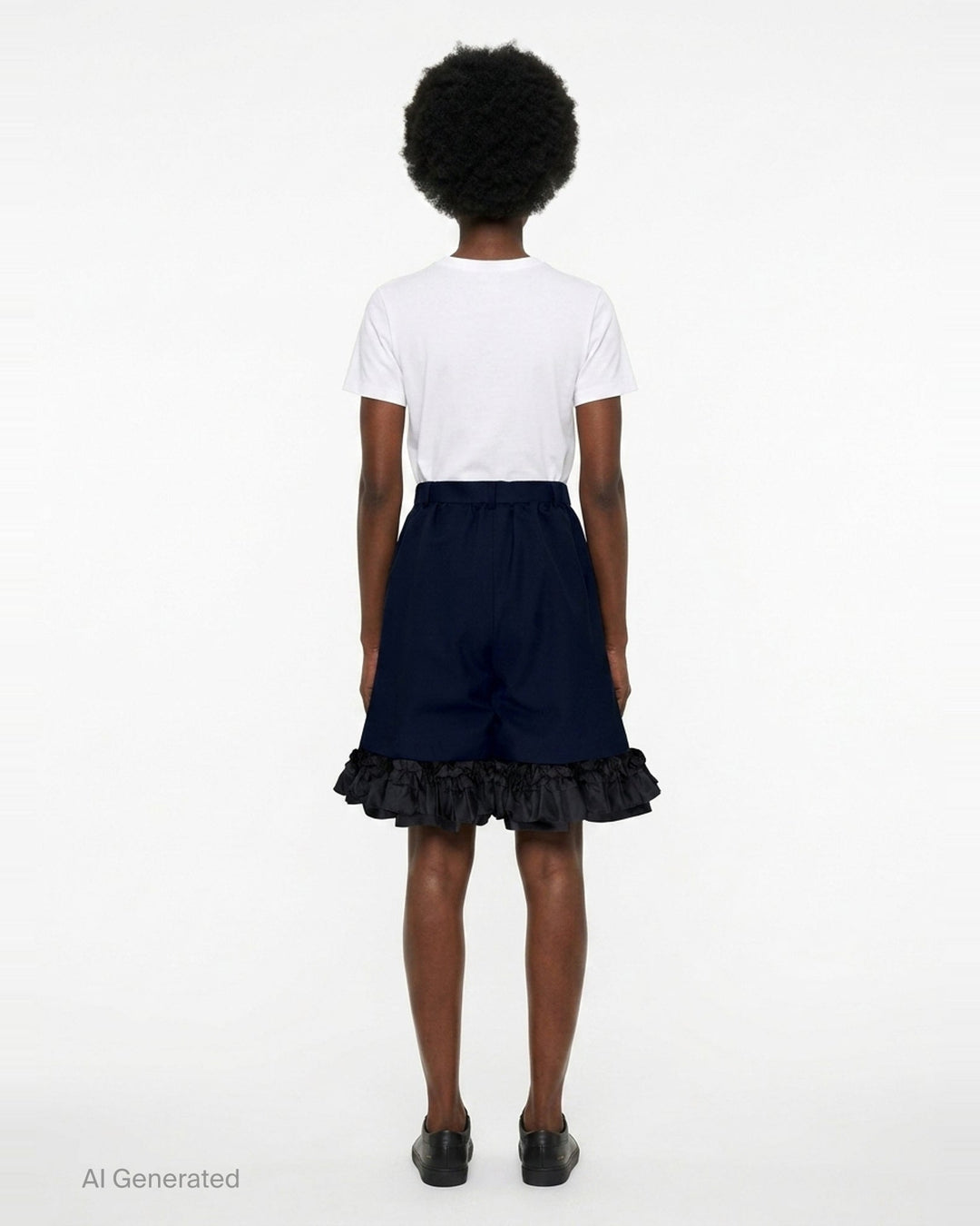 Elastic Waist Wide Leg Pants | Comme des Garçons | Club21 - back