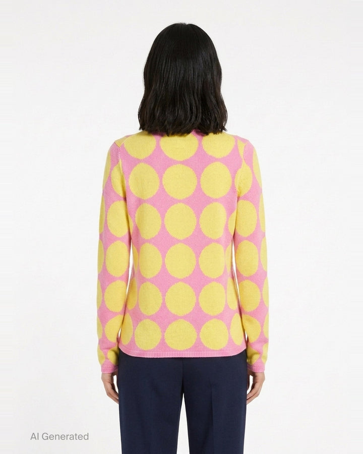 Oversized Dot Knit Top | Comme des Garçons Girl | Club21 - back