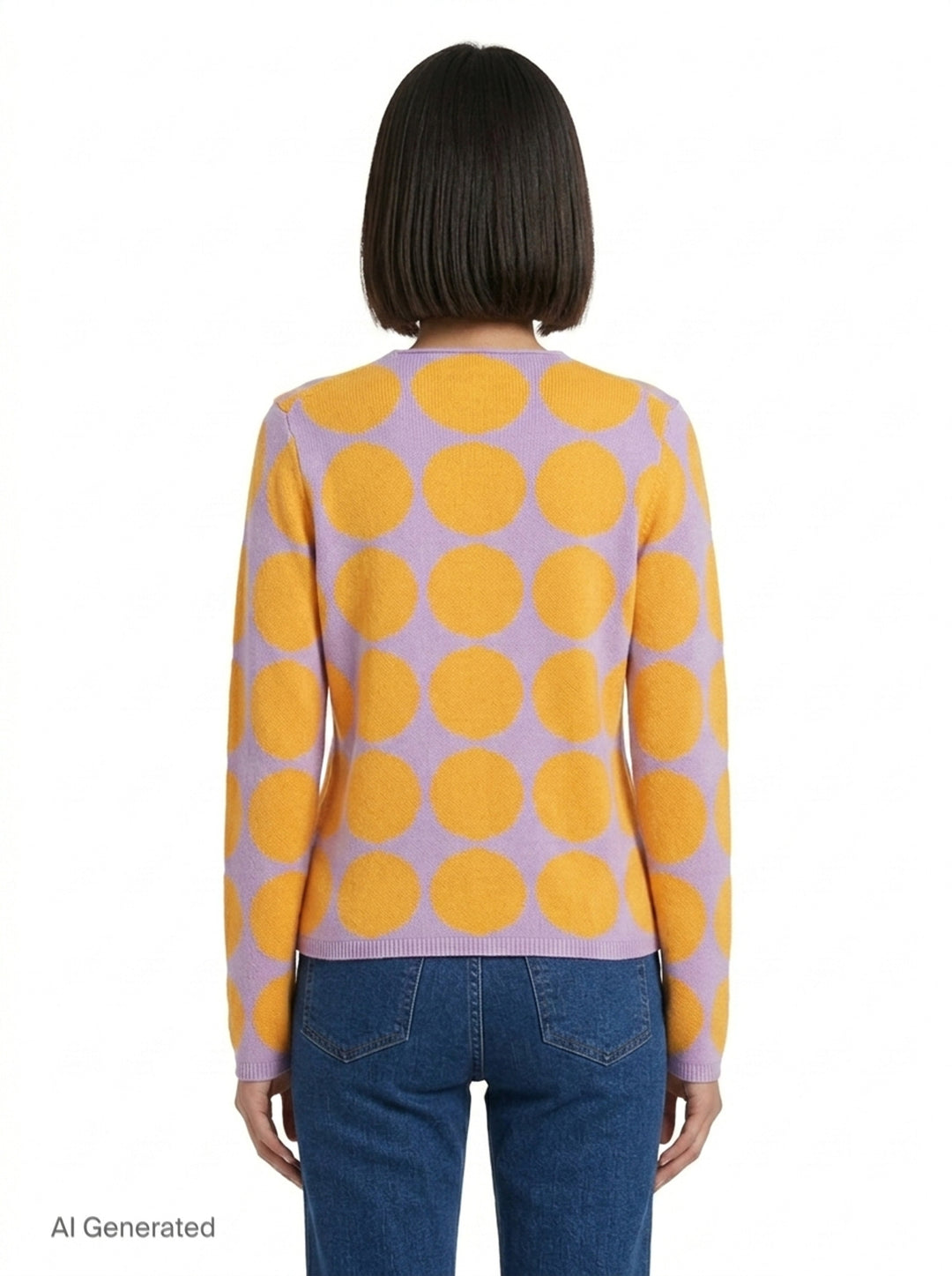 Oversized Dot Knit Top | Comme des Garçons Girl | Club21 - back
