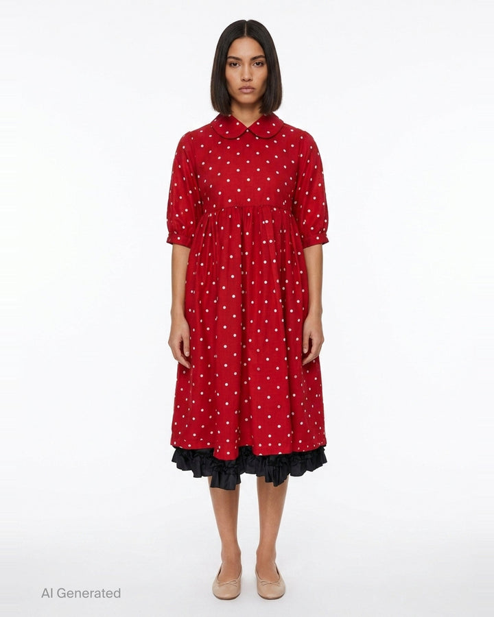 Oversized Polka Dot Dress | Comme des Garçons Girl | Club21 - front