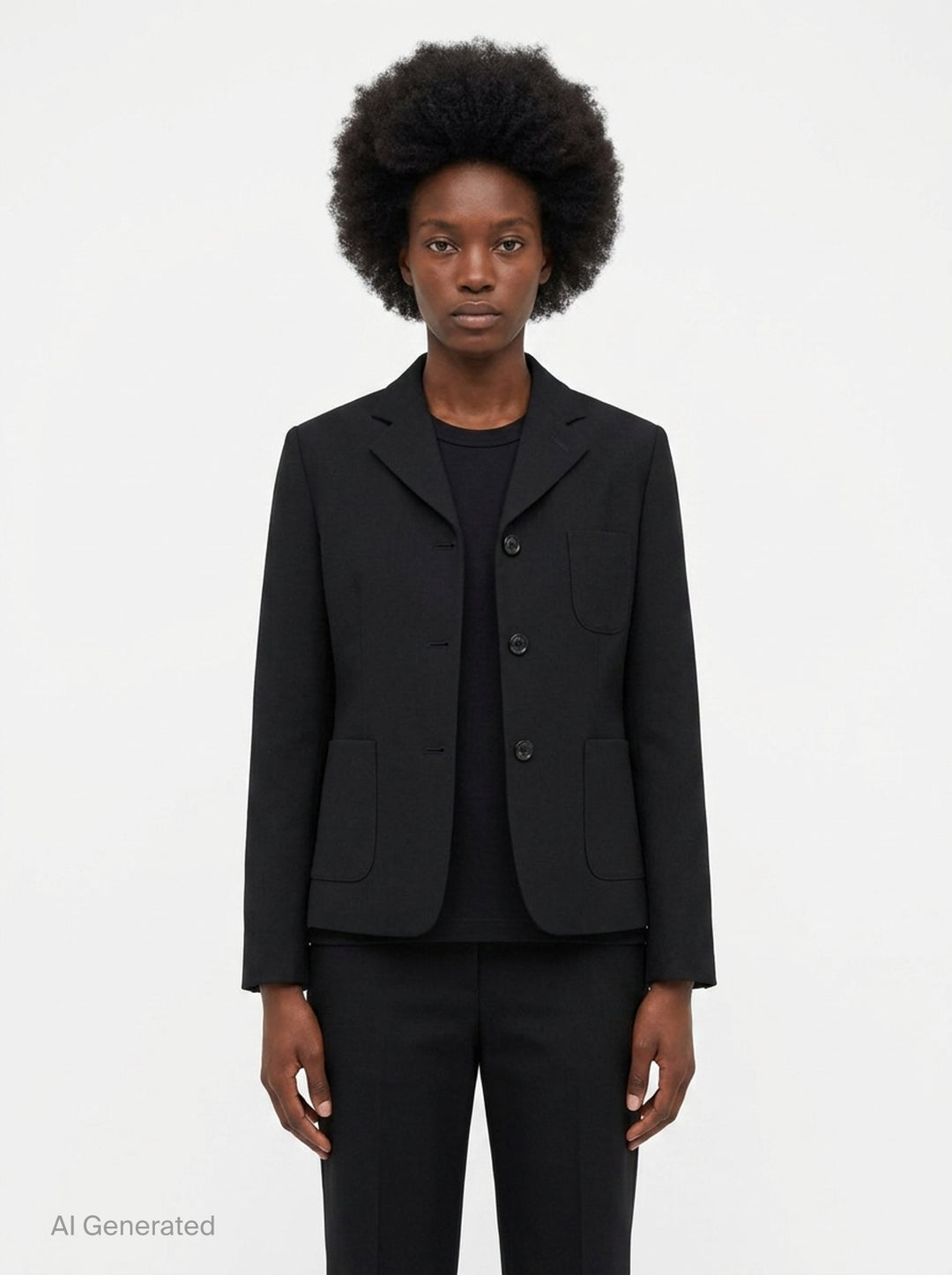 Straight Cut Button Down Jacket | Comme des Garçons Girl | Club21 - front