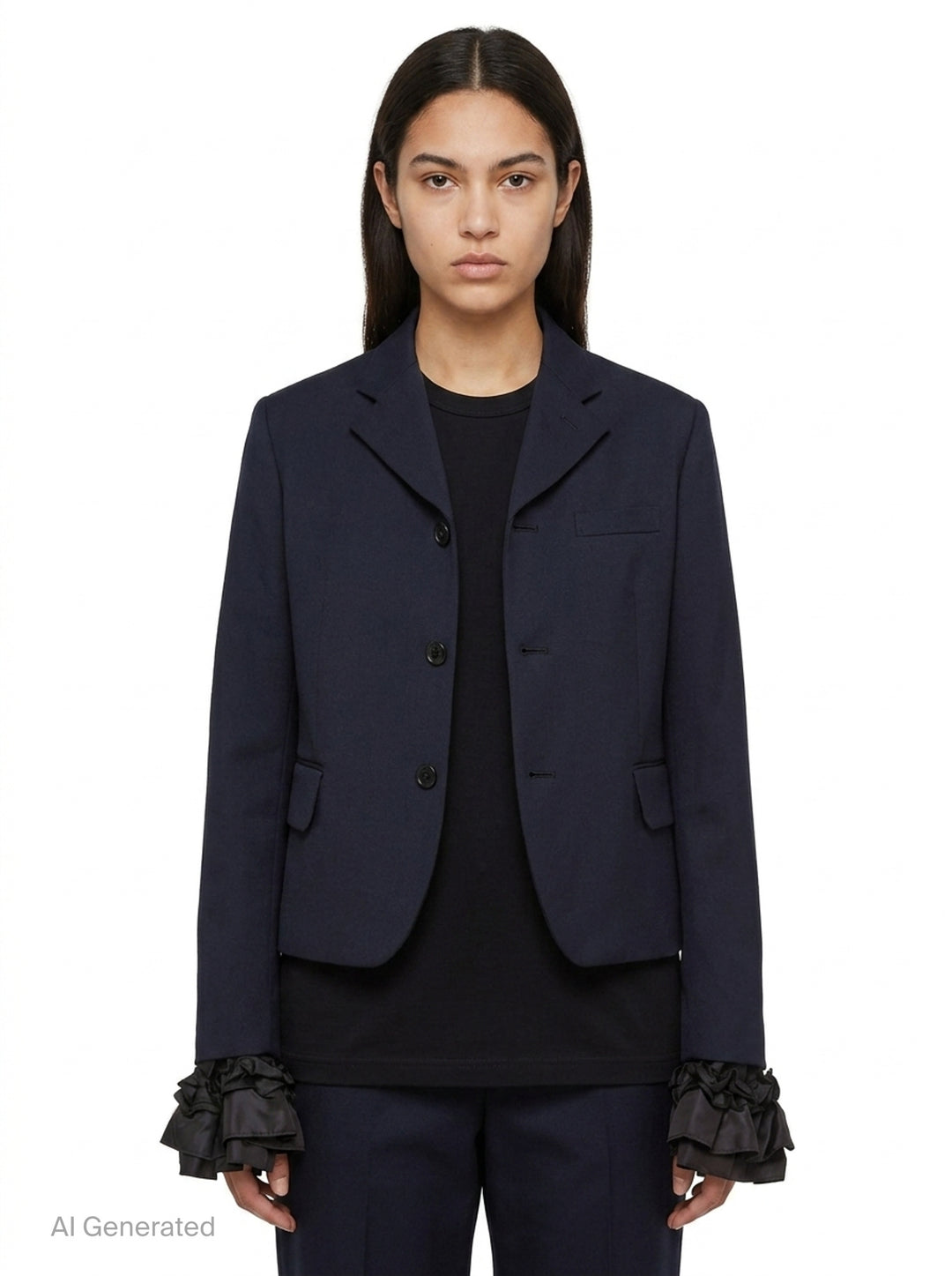 Tailored Blazer With Jellyfish Hem | Comme des Garçons | Club21 - front