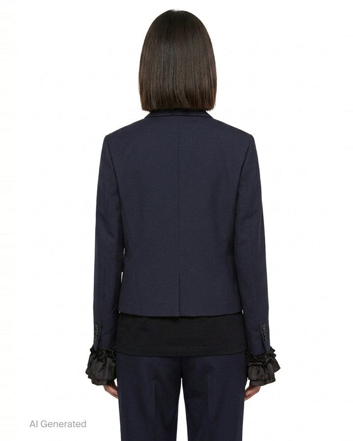 Tailored Blazer With Jellyfish Hem | Comme des Garçons | Club21 - back