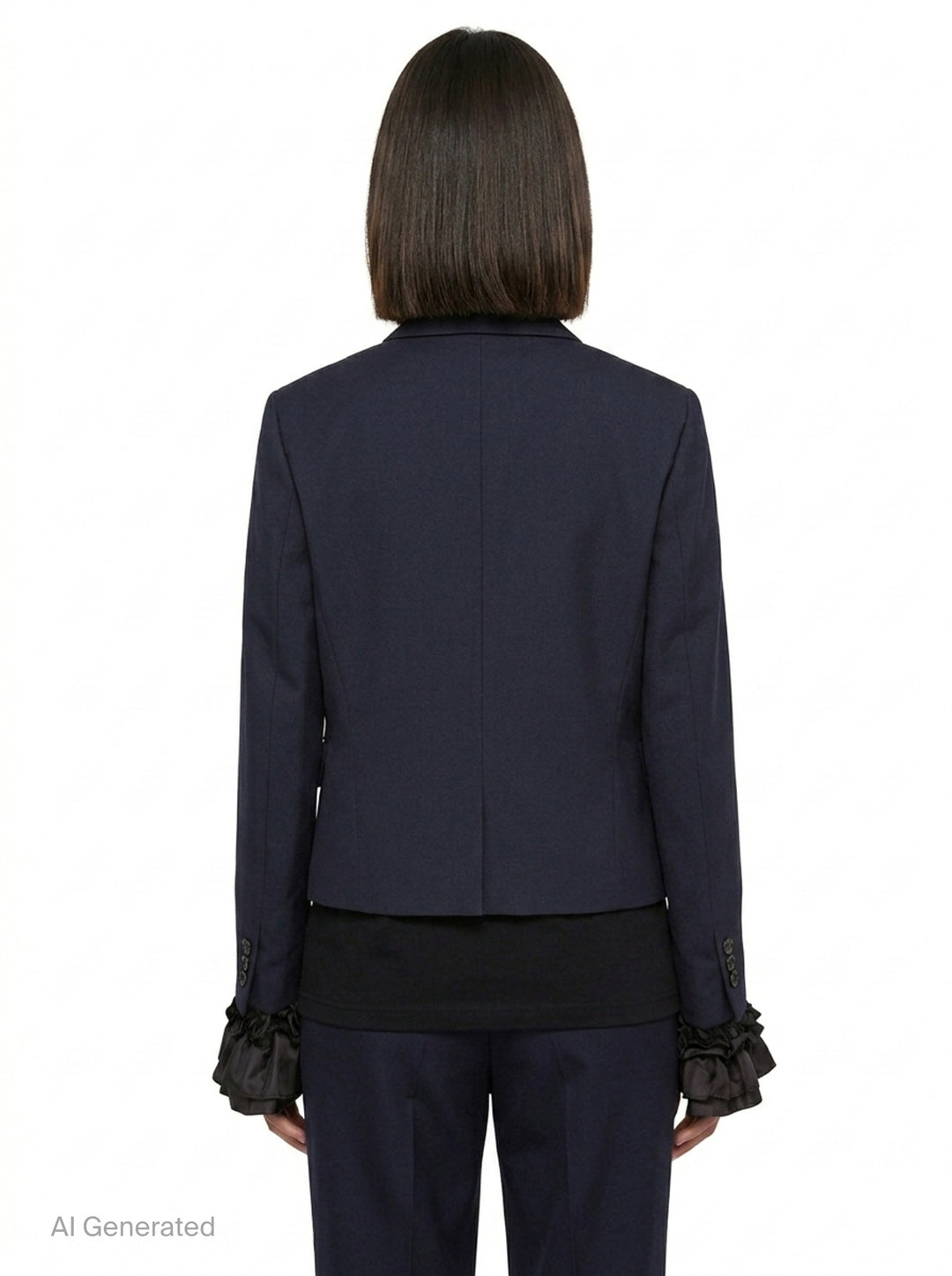 Tailored Blazer With Jellyfish Hem | Comme des Garçons | Club21 - back