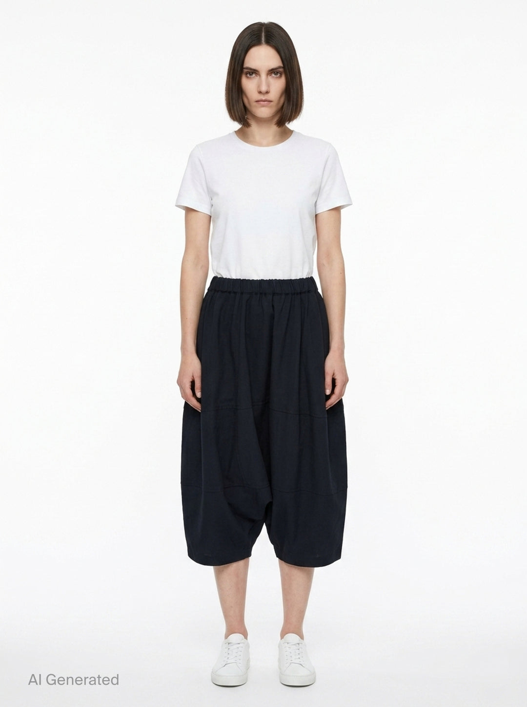 Wide-Leg Relaxed Pants | Comme des Garçons Girl | Club21 - front