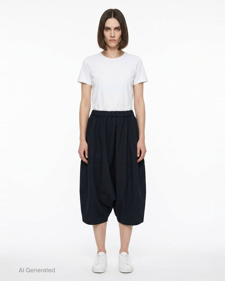 Wide-Leg Relaxed Pants | Comme des Garçons Girl | Club21 - front