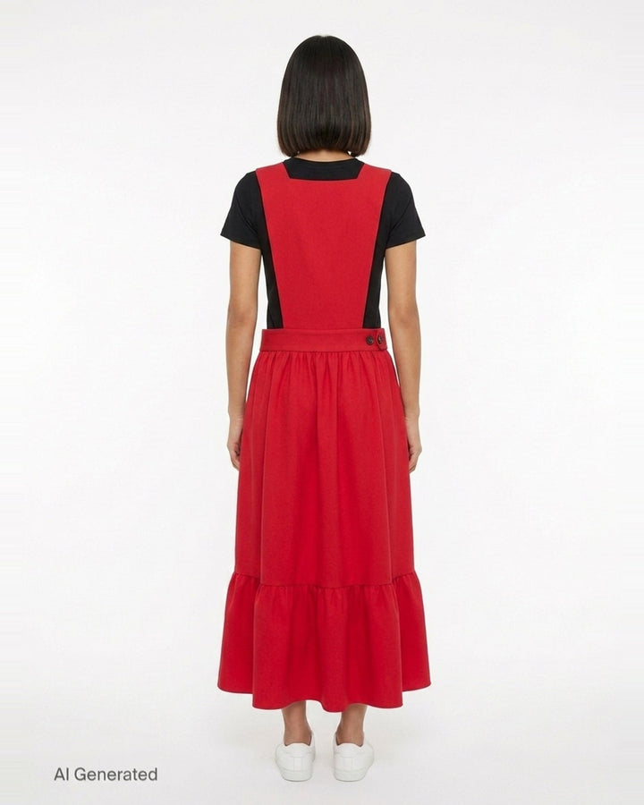 Words Print Pinafore | Comme des Garçons | Club21 - back