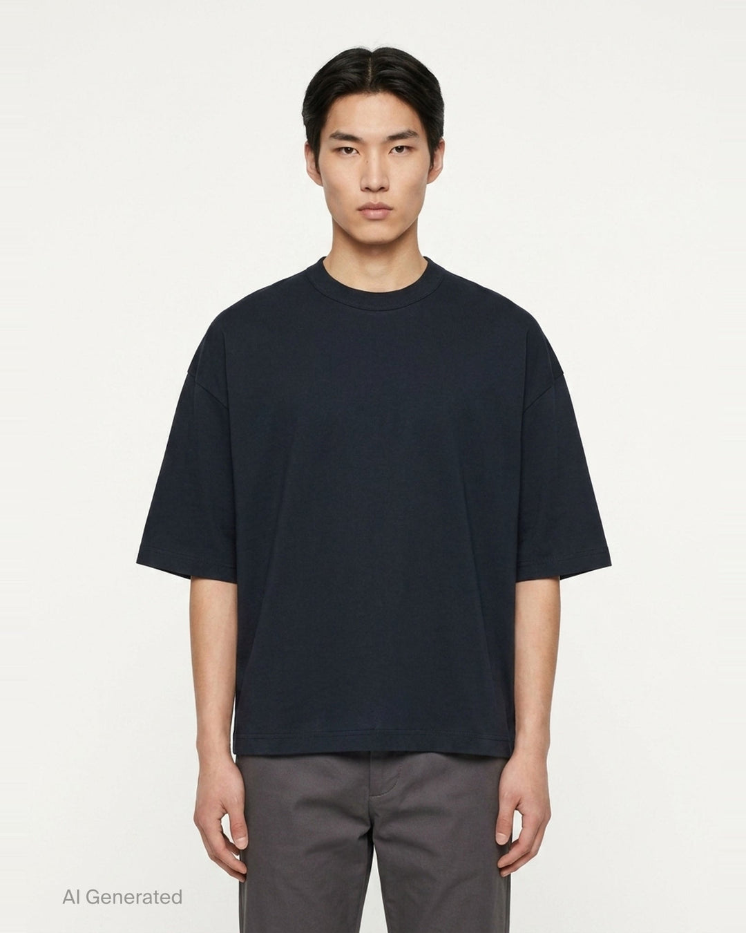 Cotton Jersey Brushed Tee | Comme des Garçons Homme | Club21 - front