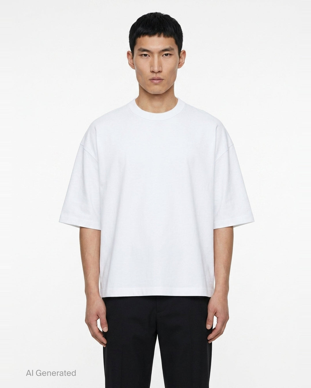 Cotton Jersey Brushed Tee | Comme des Garçons Homme | Club21 - front
