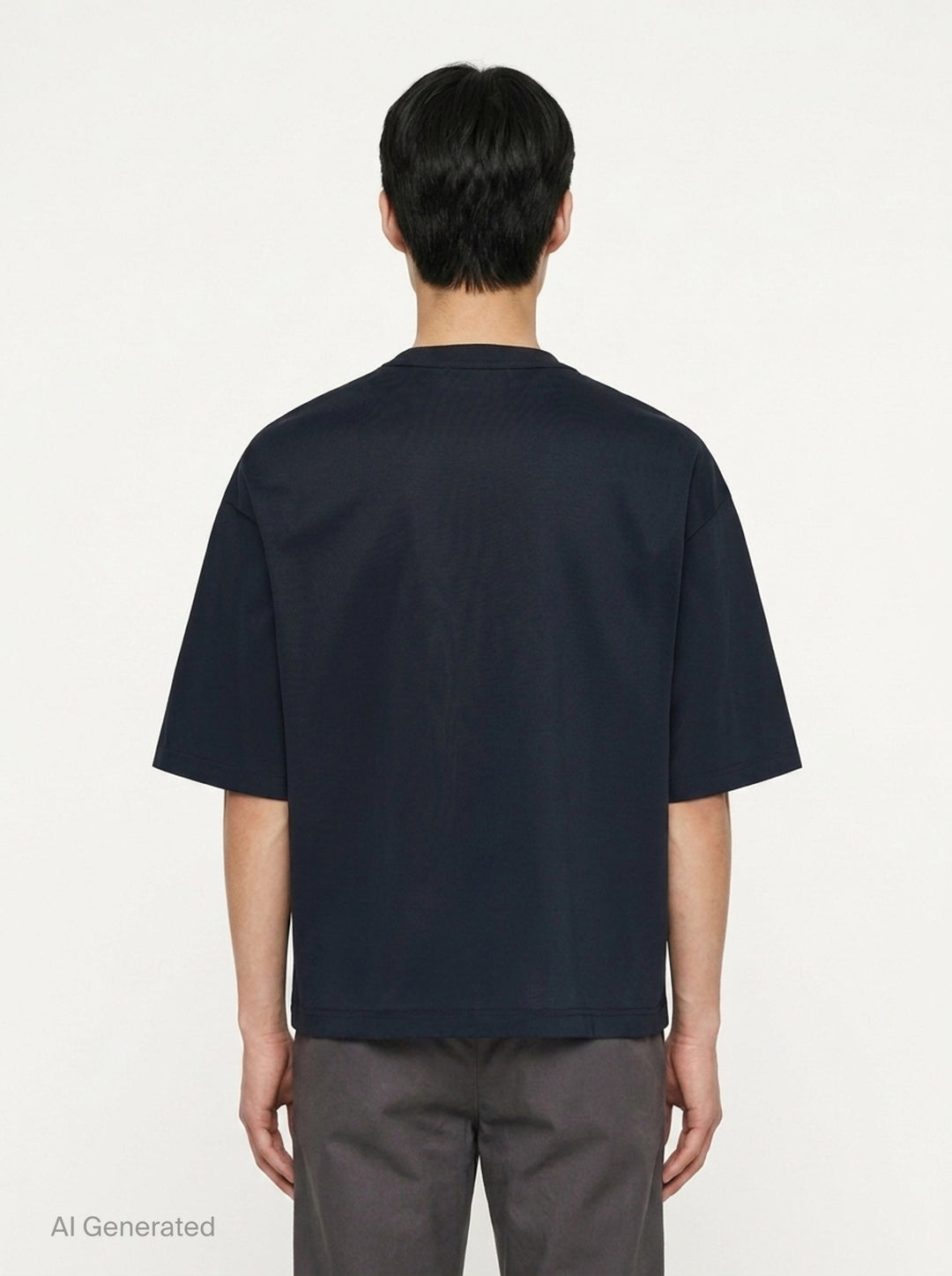 Cotton Jersey Brushed Tee | Comme des Garçons Homme | Club21 - back