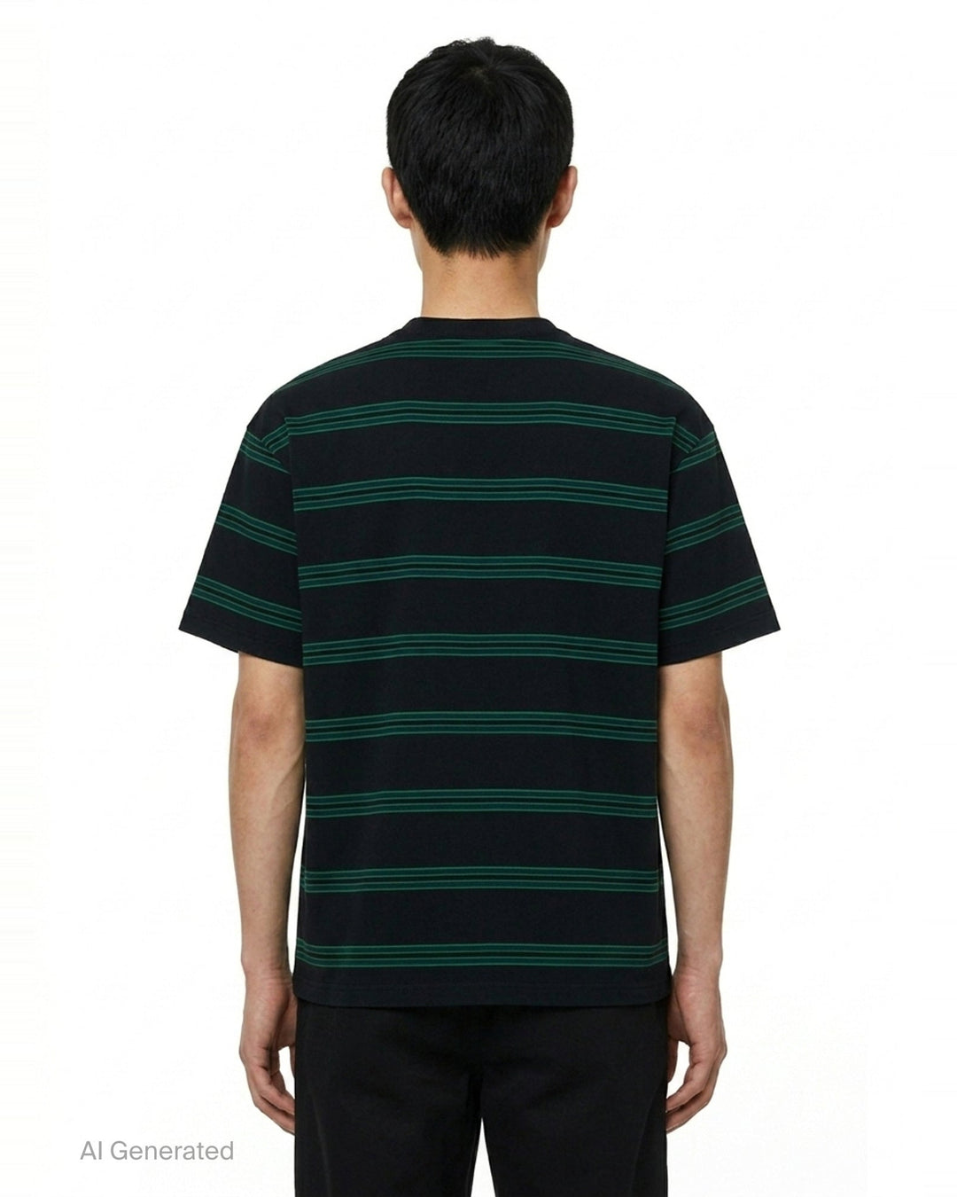 Cotton Jersey Stripe Tee | Comme des Garçons Homme | Club21 - back