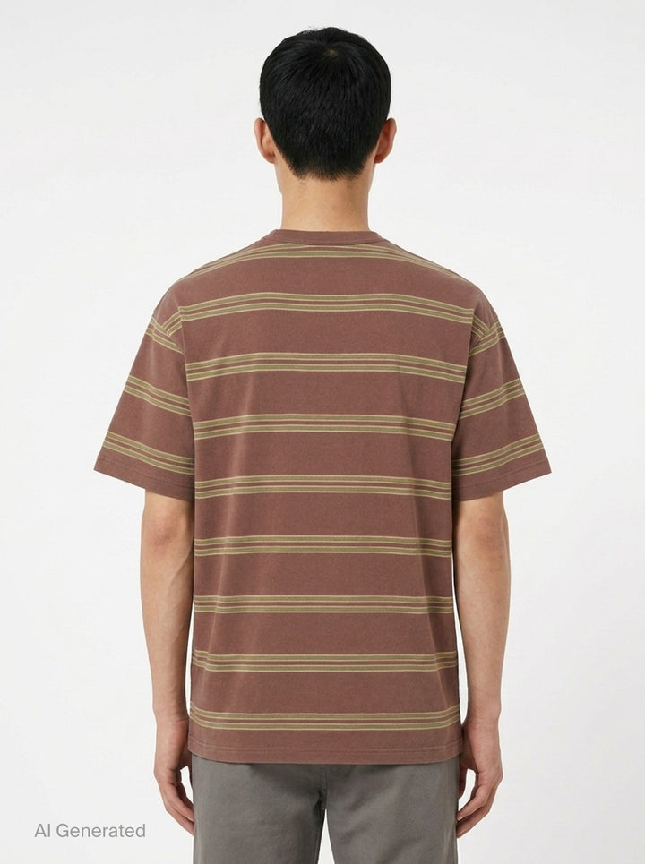 Cotton Jersey Stripe Tee | Comme des Garçons Homme | Club21 - back