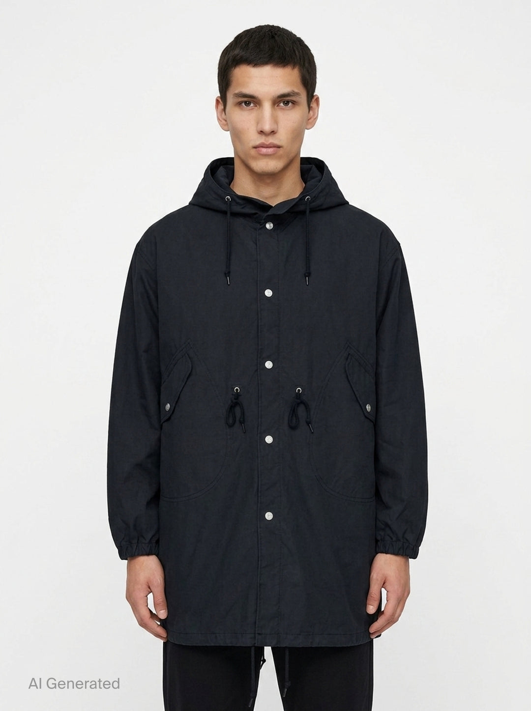 Cotton Nylon Weather Coat | Comme des Garçons Homme | Club21 - front